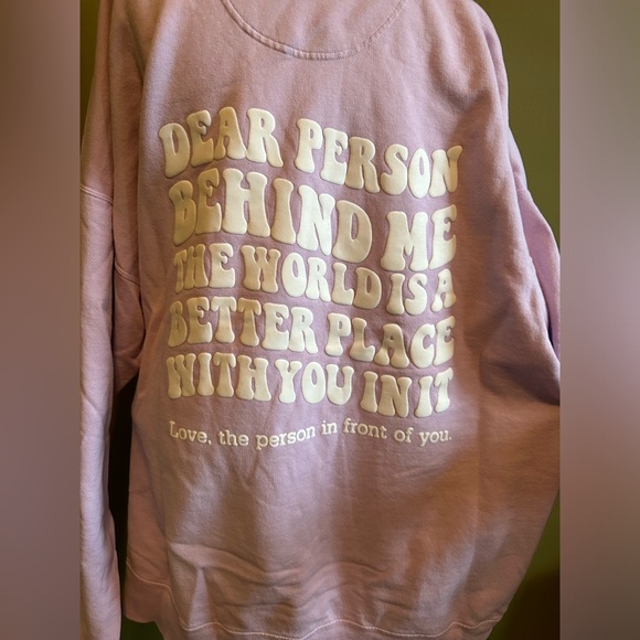 Cute purple crewneck - Picture 2 of 4